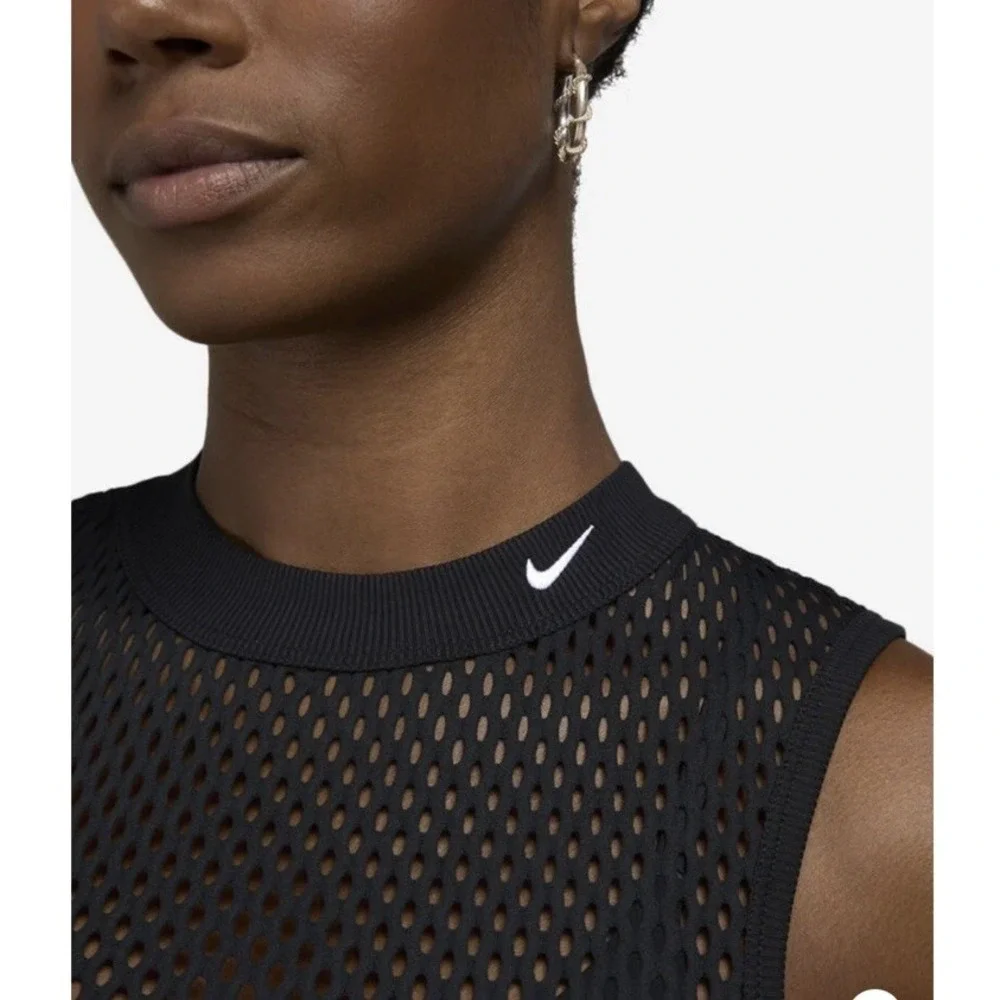 Nike Team Indy Net Padded Sports Bra Women's XS Black DJ8523-010